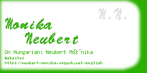 monika neubert business card